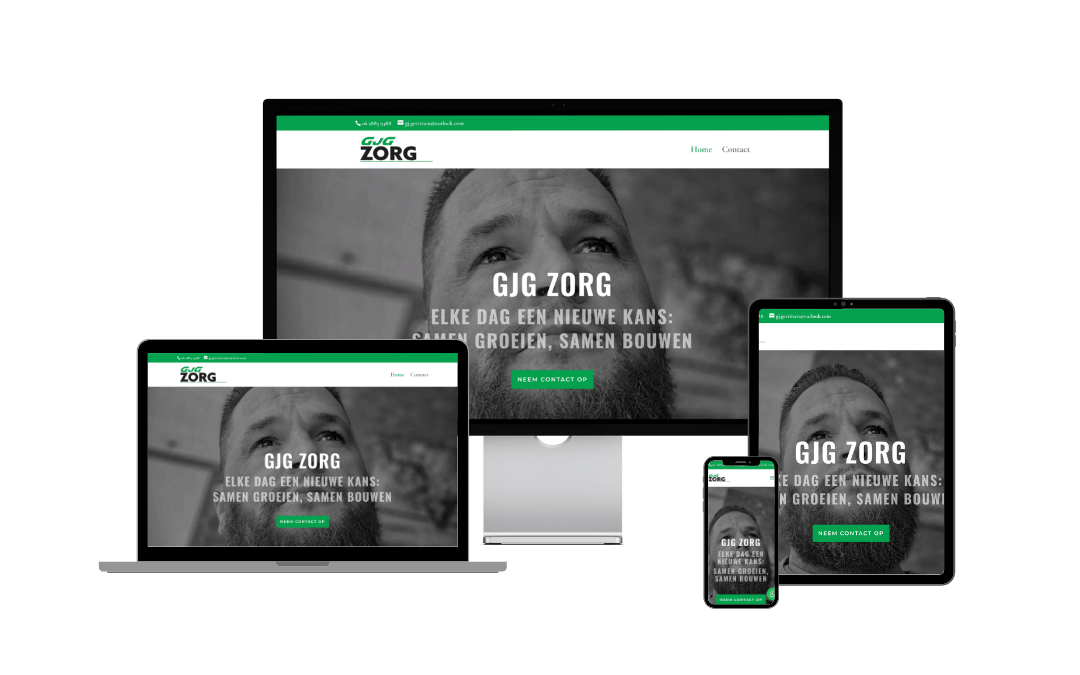 Website GjG Zorg - Wordpress Webdesign Altena